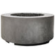 Prism Hardscapes Cilindro Concrete Gas Fire Pit, 36-Inch
