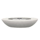Prism Hardscapes Ovale Concrete Gas Fire Pit, 45x79-Inch