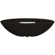 Prism Hardscapes Ovale 60 Concrete Gas Fire Pit, 36x60-Inch