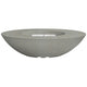Prism Hardscapes Ovale 60 Concrete Gas Fire Pit, 36x60-Inch