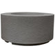 Prism Hardscapes Tuscany Cilindro Concrete Gas Fire Pit, 36-Inch