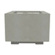 Prism Hardscapes Scatola 2 Concrete Gas Fire Pit, 24x24-Inch