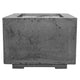 Prism Hardscapes Scatola 2 Concrete Gas Fire Pit, 24x24-Inch