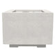 Prism Hardscapes Scatola 2 Concrete Gas Fire Pit, 24x24-Inch