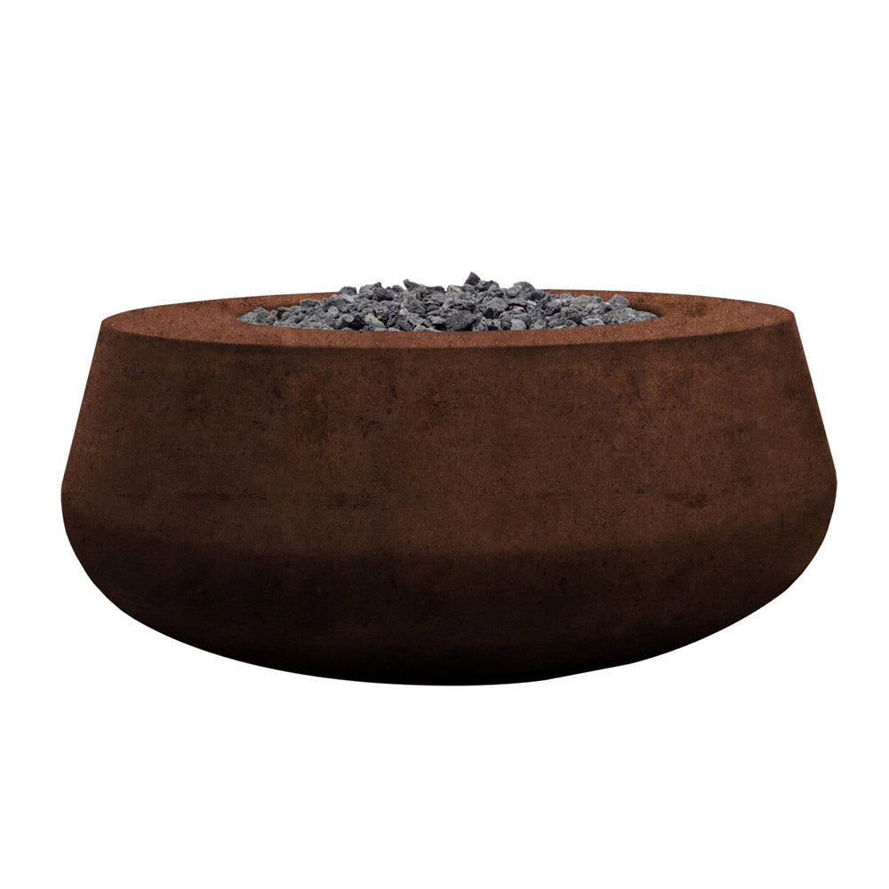 Prism Hardscapes Oasis Concrete Gas Fire Bowl, 42-Inch