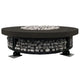 Prism Hardscapes Fuego Electronic Ignition Concrete Gas Fire Pit, 54-Inch
