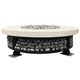 Prism Hardscapes Fuego Electronic Ignition Concrete Gas Fire Pit, 54-Inch