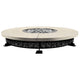 Prism Hardscapes PH-FUEGO8FTD Fuego Electronic Ignition Concrete Natural Gas Fire Pit, 89x89-Inch
