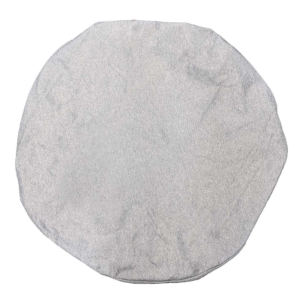 Gray round hardscape cover for Verona/Moderno 2 and 3, fabric top