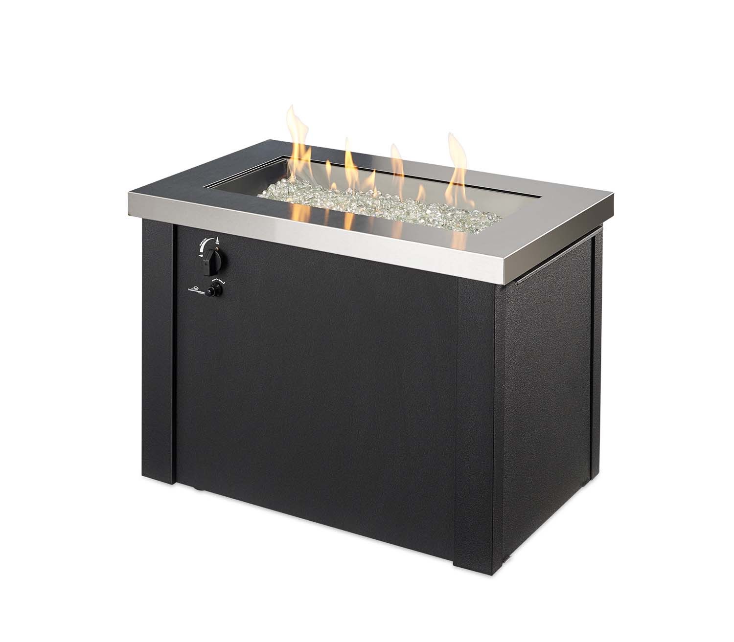 The Outdoor GreatRoom Company PROV-1224 Providence Fire Pit Table, 20x32-Inches