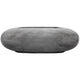 Prism Hardscapes Pebble Concrete Gas Fire Pit, 56x38-Inch