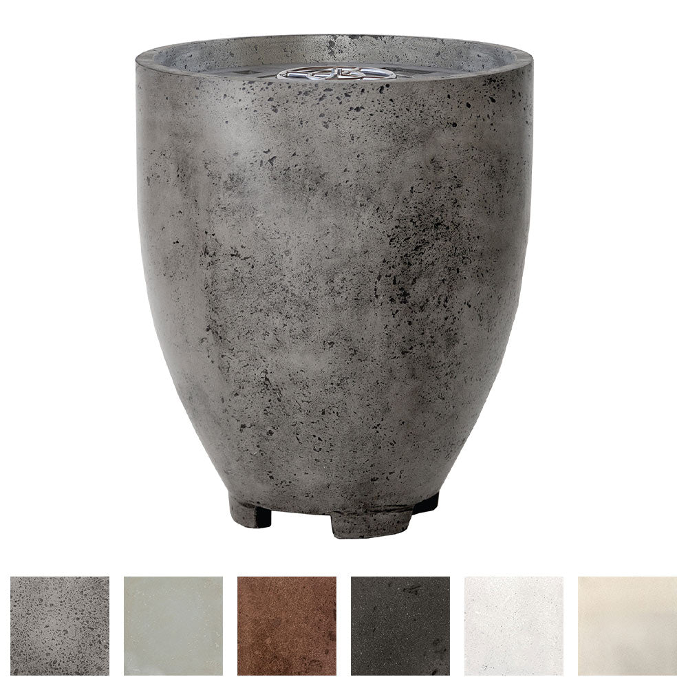 Prism Hardscapes PH-413 Pentola 1 Concrete Gas Fire Pit, 24-Inch
