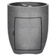 Prism Hardscapes Pentola 3 Concrete Propane Gas Fire Pit, 24-Inch