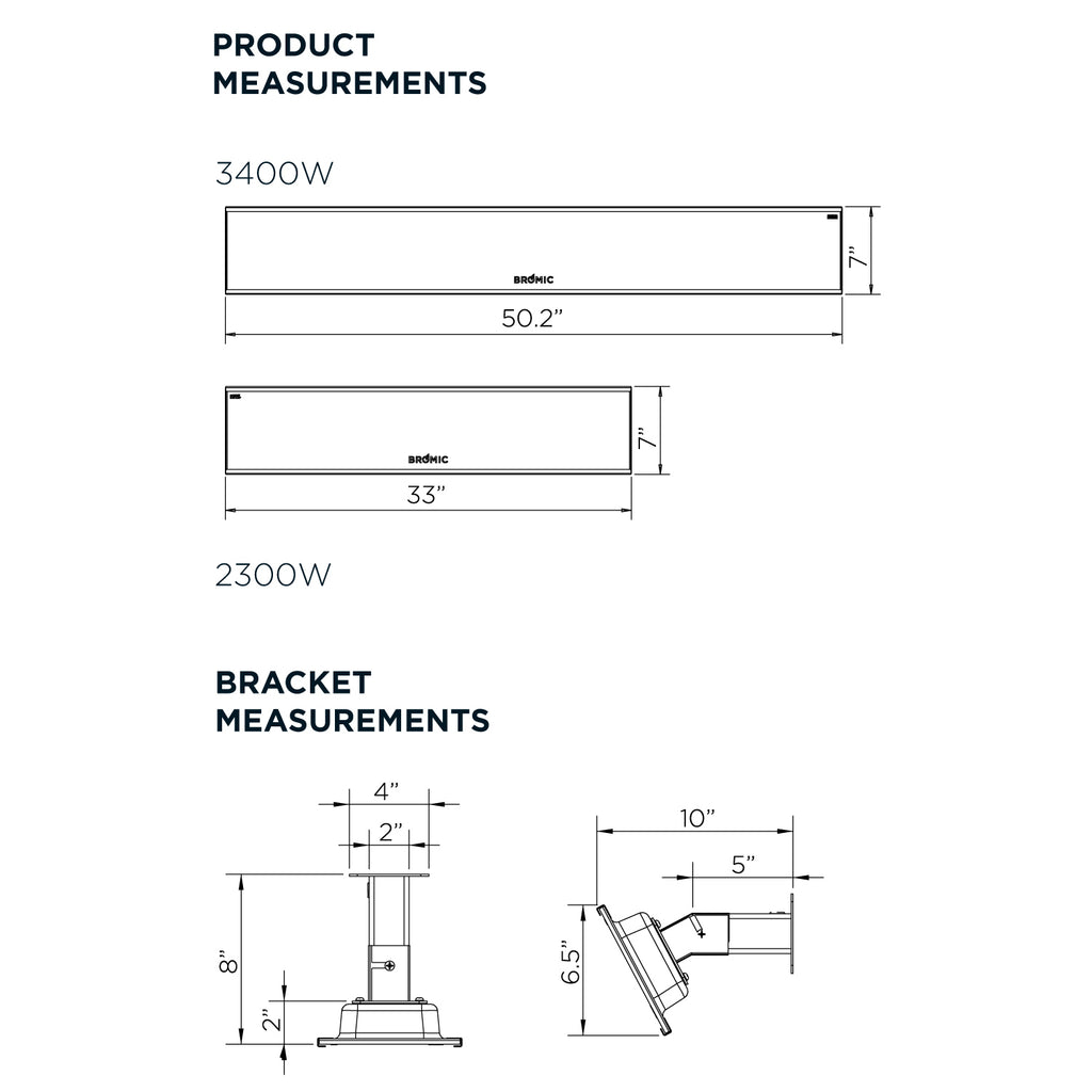 Bromic BR-EPLA23 Platinum Smart-Heat Electric Heater, 2300W