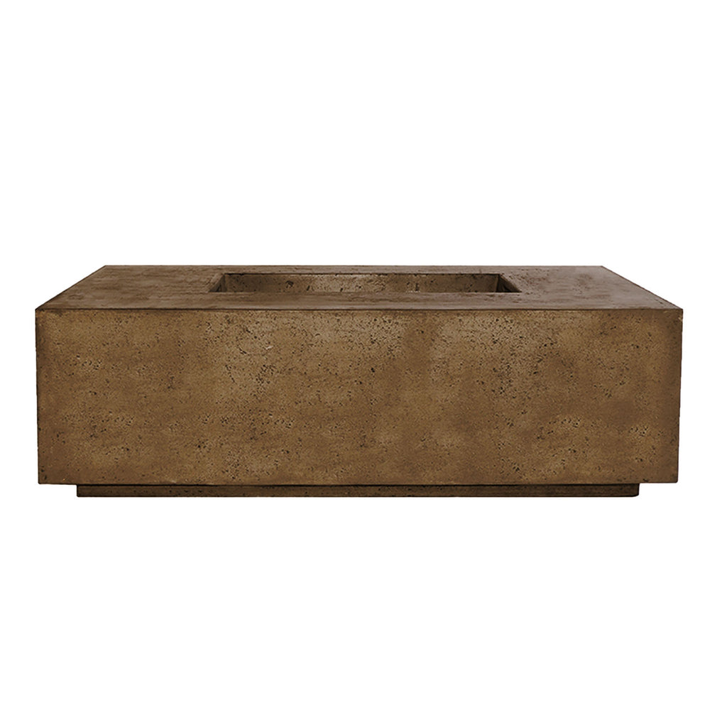 Prism Hardscapes PH-435 Portos 58 Concrete Gas Fire Pit, 58x38-Inch