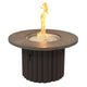 The Outdoor GreatRoom Company Reverie Round Gas Fire Pit Table
