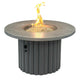 The Outdoor GreatRoom Company Reverie Round Gas Fire Pit Table