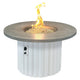 The Outdoor GreatRoom Company Reverie Round Gas Fire Pit Table