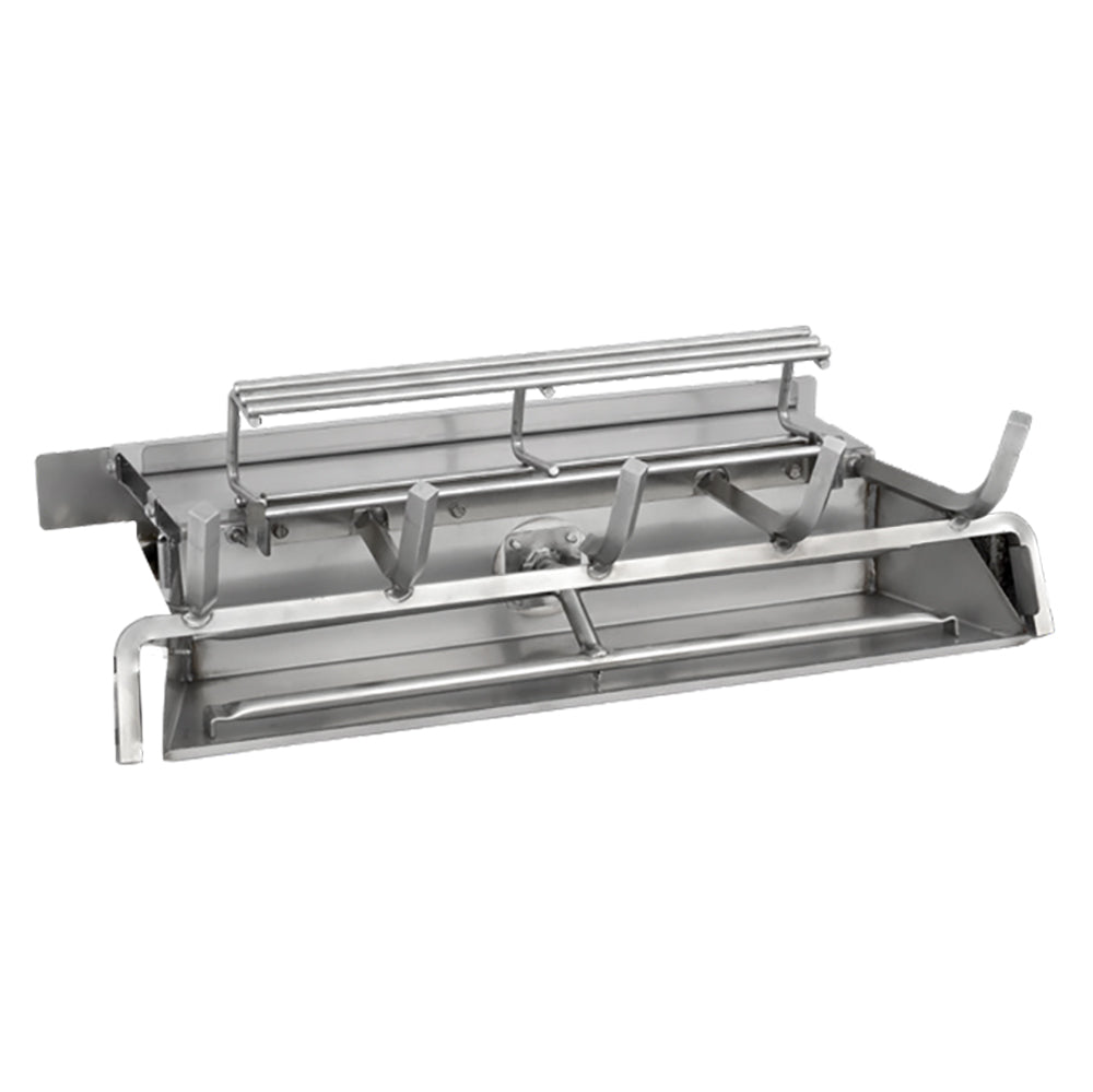 Real Fyre ENO Charred Evergreen Oak Vented Gas Log Set, Stainless Steel, ANSI Certified