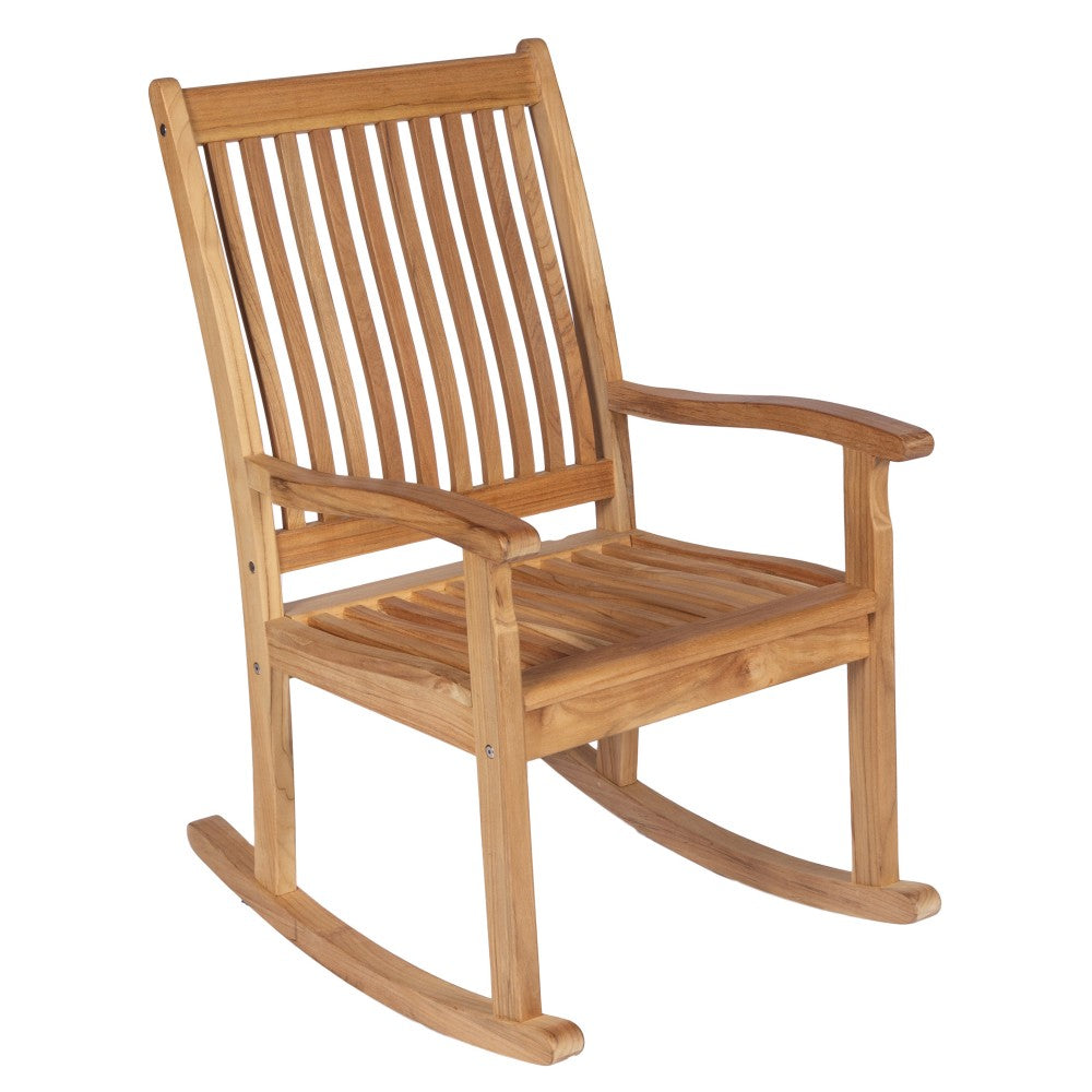 Royal Teak Collection Classic Highback Comfort Rocking Chair