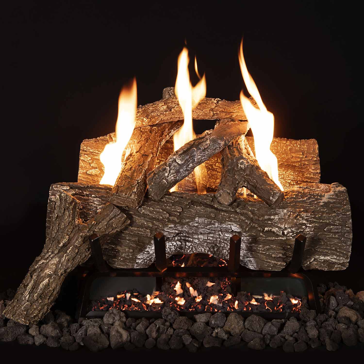 Grand Canyon Vent Free Red Oak Gas Logs Only – Firepits Direct
