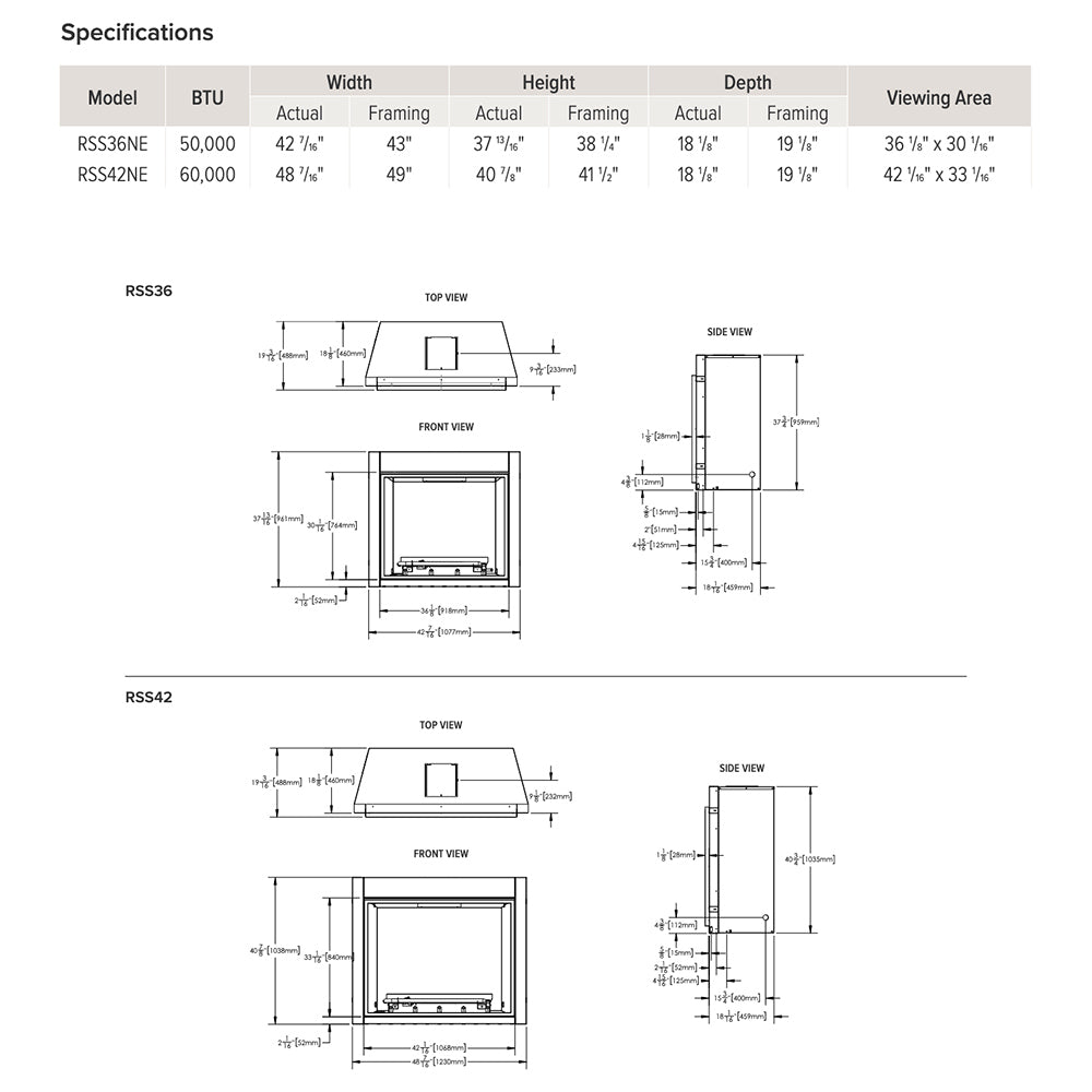 Napoleon Riverside 42-Inch Outdoor Gas Fireplace