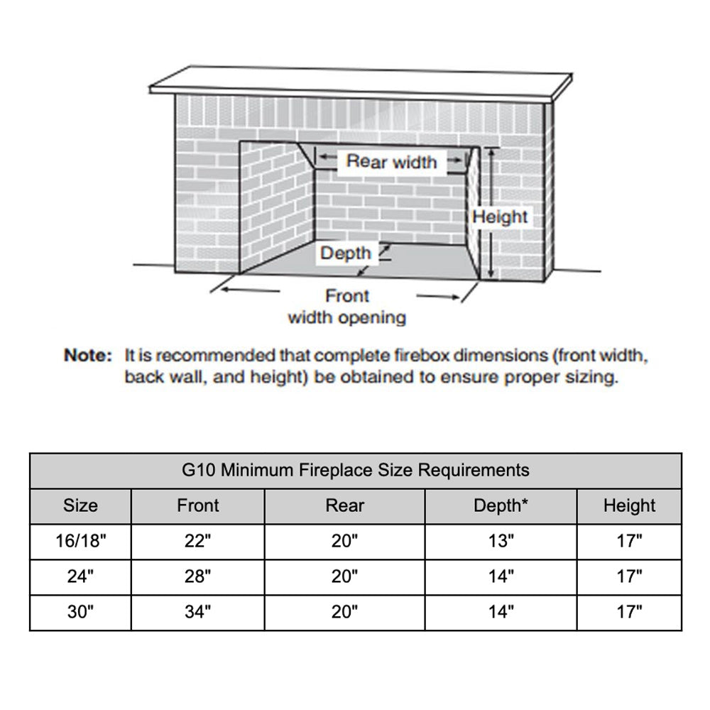 Real Fyre CHGS Charred Gnarled Split Ventless Gas Log Set, Stainless Steel, ANSI Certified