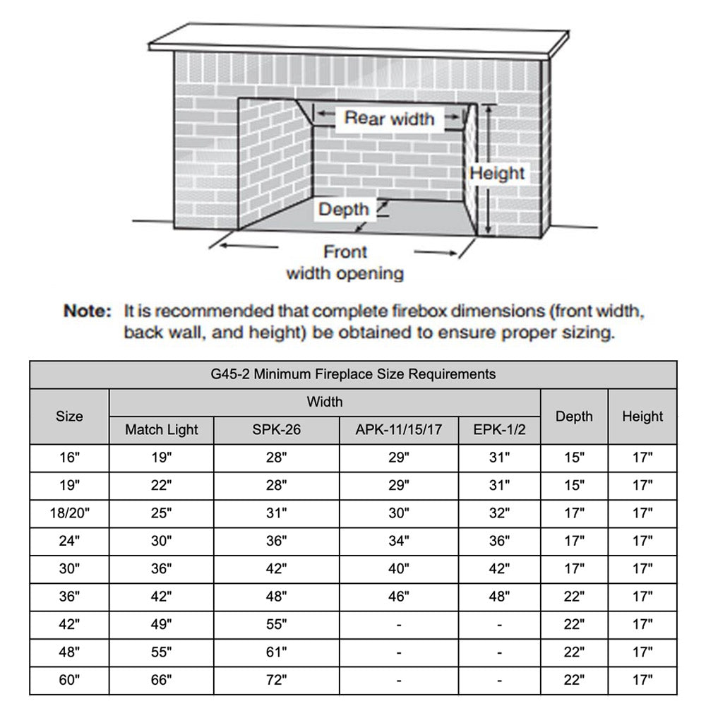 Real Fyre R Golden Oak Vented Gas Log Set, Stainless Steel, Double Sided