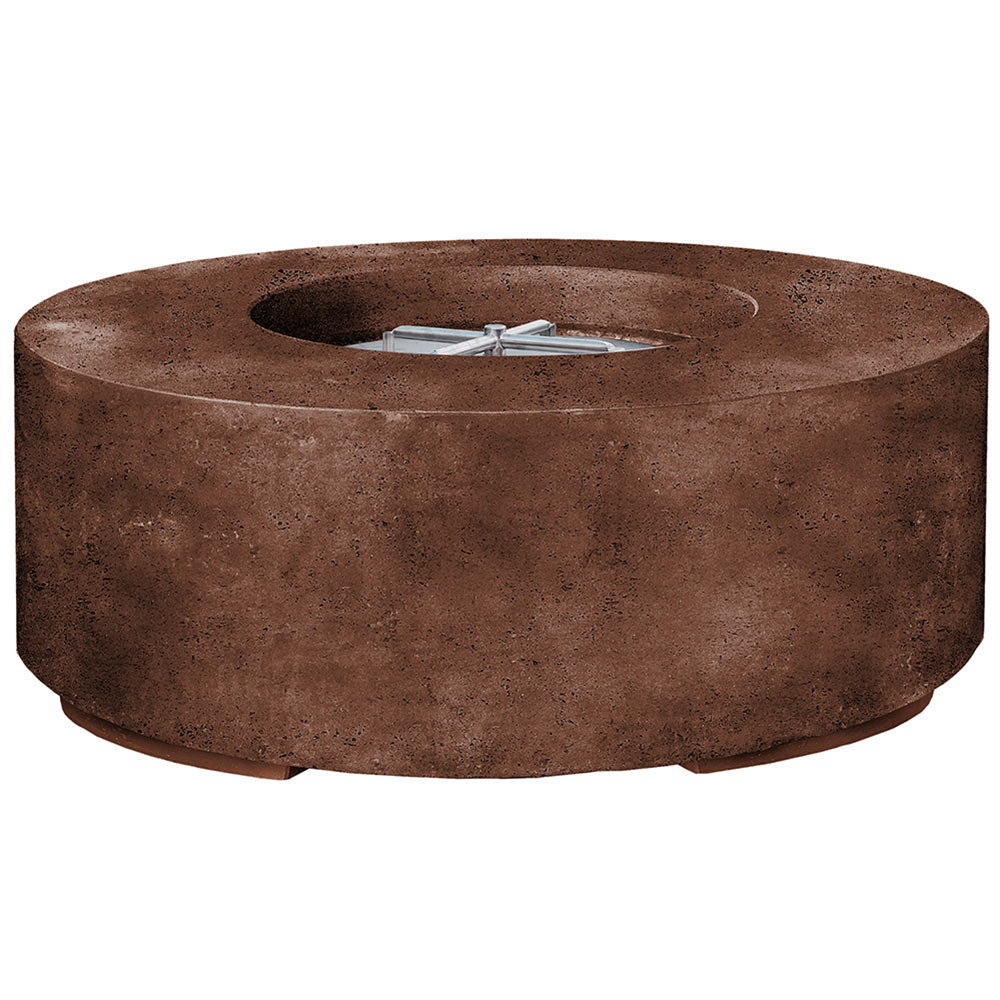 Prism Hardscapes Rotondo Concrete Gas Fire Pit, 80-Inch