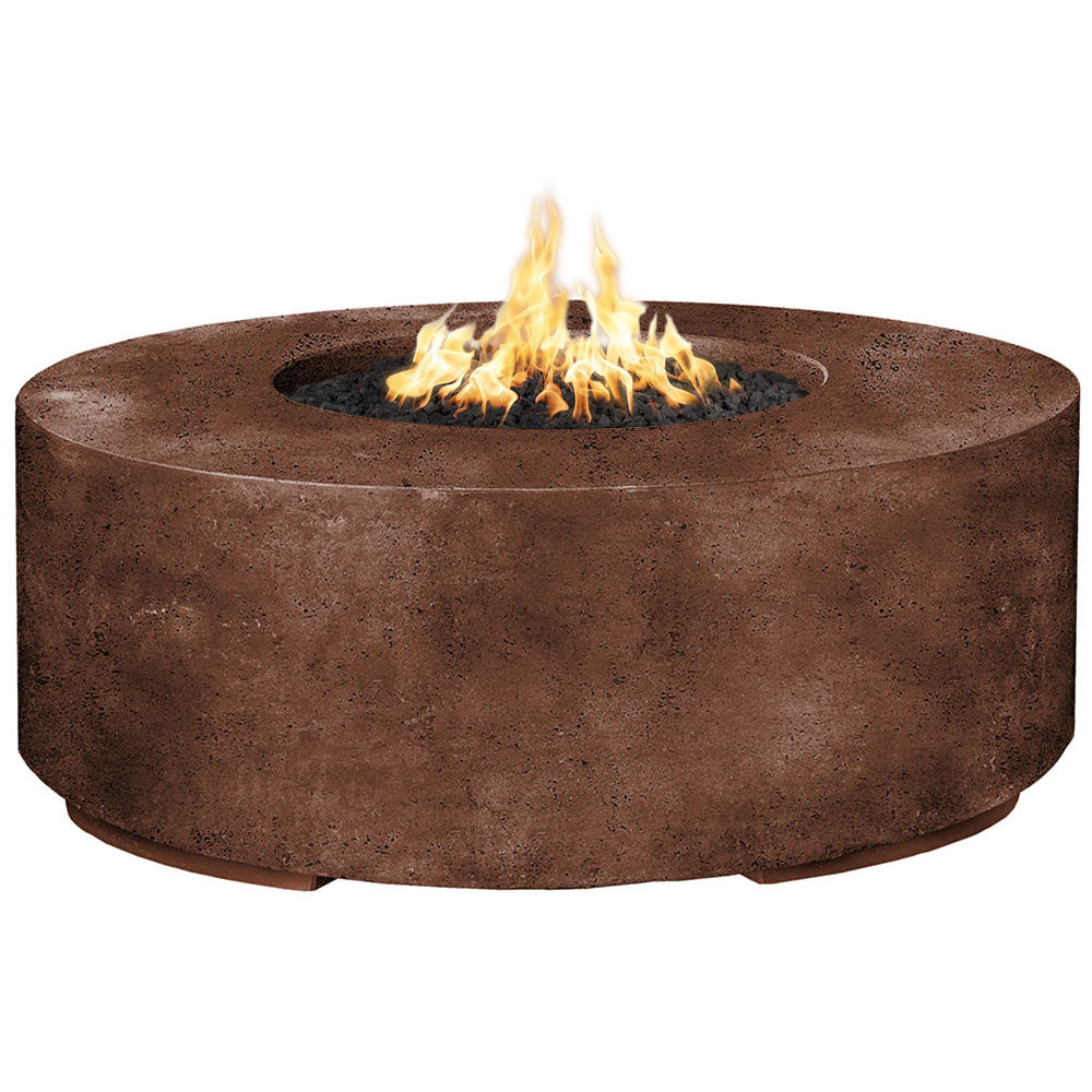 Prism Hardscapes Rotondo Concrete Gas Fire Pit, 48-Inch