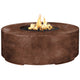Prism Hardscapes Rotondo Concrete Gas Fire Pit, 48-Inch