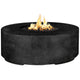 Prism Hardscapes Rotondo Concrete Gas Fire Pit, 48-Inch