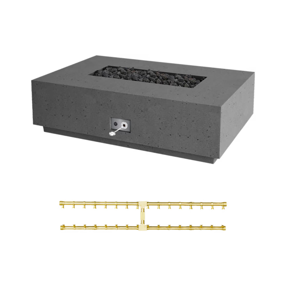 Firegear Sanctuary 1 56x38-Inch Pro Series Concrete Gas Fire Table
