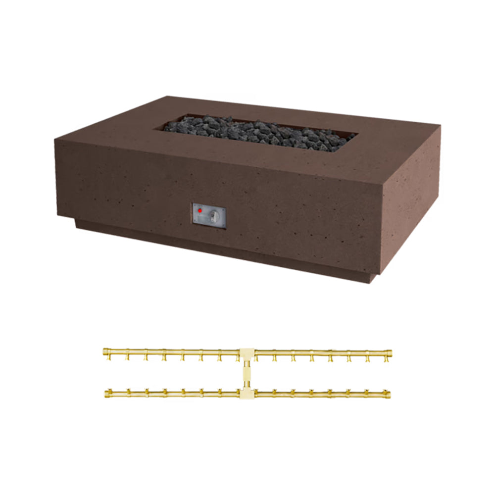 Firegear Sanctuary 1 56x38-Inch Pro Series Concrete Gas Fire Table