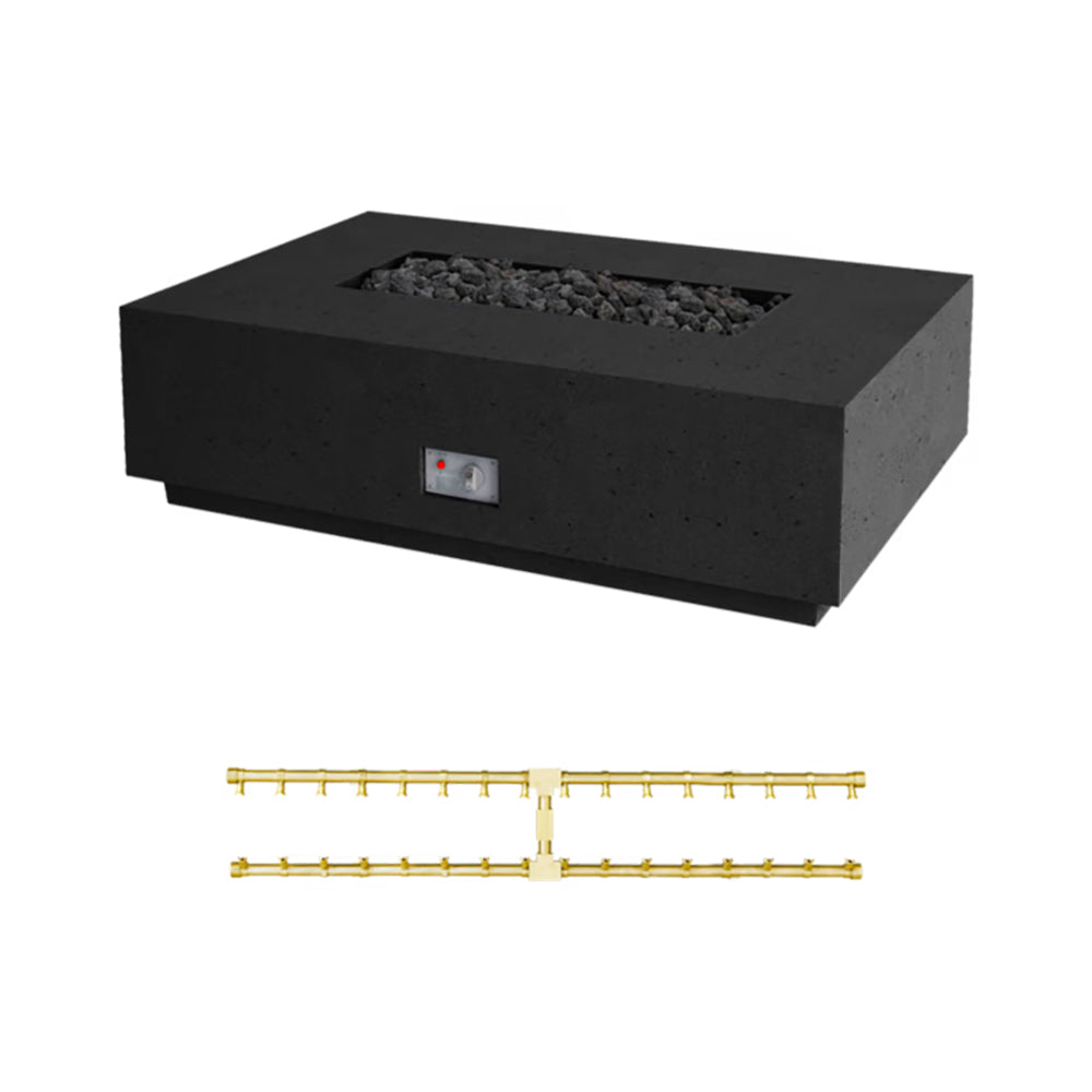 Firegear Sanctuary 1 56x38-Inch Pro Series Concrete Gas Fire Table