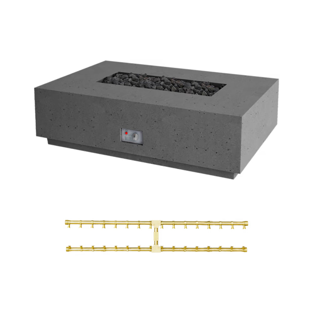 Firegear Sanctuary 1 56x38-Inch Pro Series Concrete Gas Fire Table