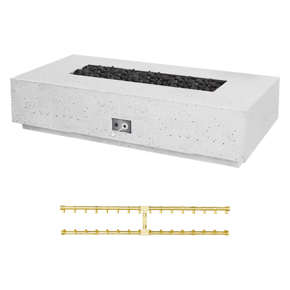 Firegear Sanctuary 1 76x38-Inch Pro Series Concrete Gas Fire Table
