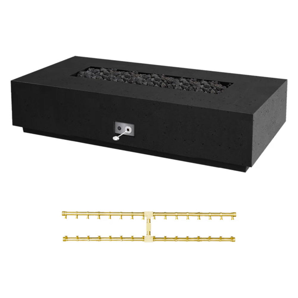 Firegear Sanctuary 1 76x38-Inch Pro Series Concrete Gas Fire Table
