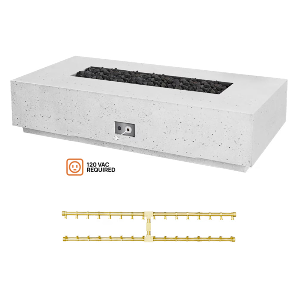 Firegear Sanctuary 1 76x38-Inch Pro Series Concrete Gas Fire Table