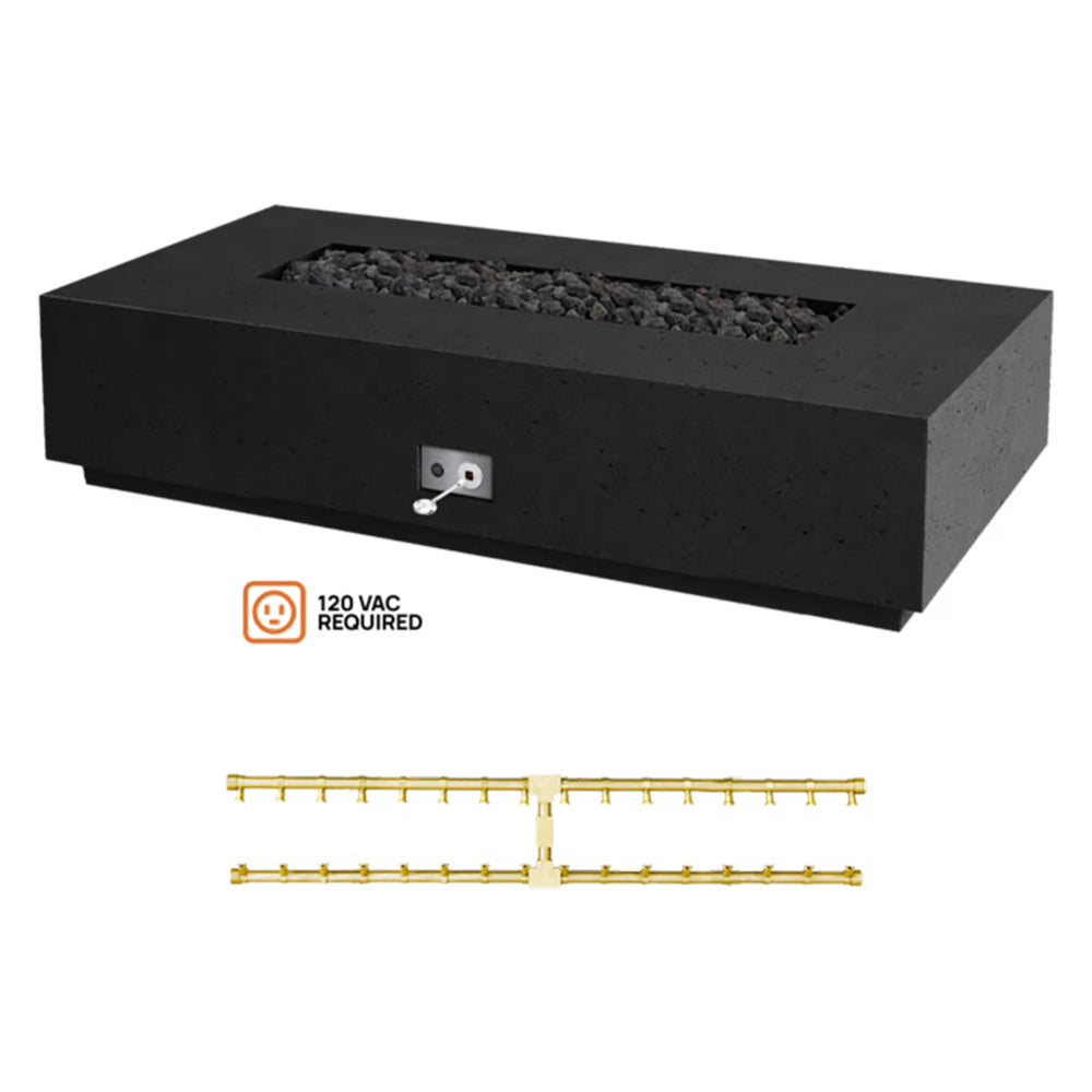 Firegear Sanctuary 1 76x38-Inch Pro Series Concrete Gas Fire Table