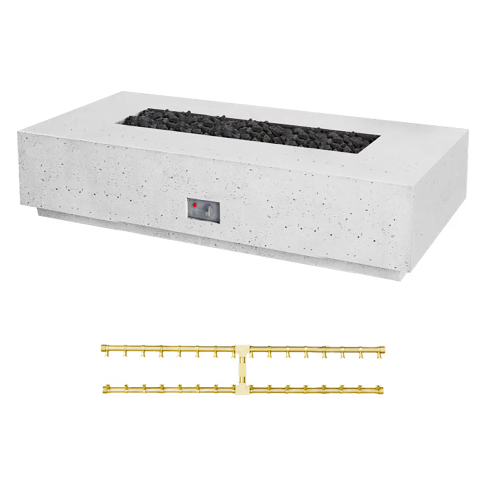 Firegear Sanctuary 1 76x38-Inch Pro Series Concrete Gas Fire Table