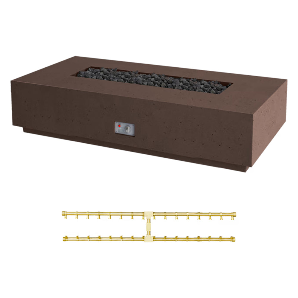 Firegear Sanctuary 1 76x38-Inch Pro Series Concrete Gas Fire Table