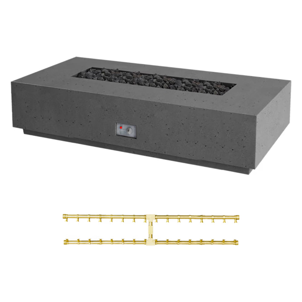 Firegear Sanctuary 1 76x38-Inch Pro Series Concrete Gas Fire Table