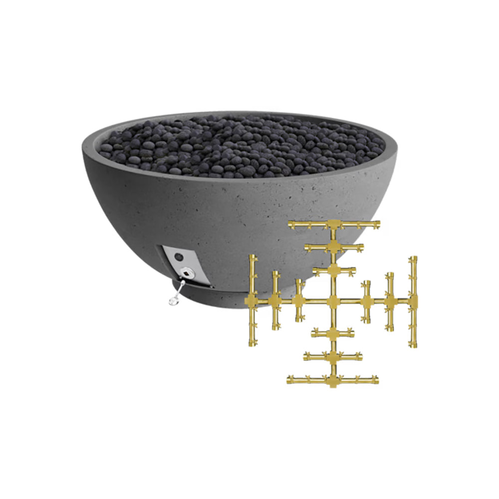 Firegear Sanctuary 2 39-Inch Pro Series Concrete Gas Fire Bowl
