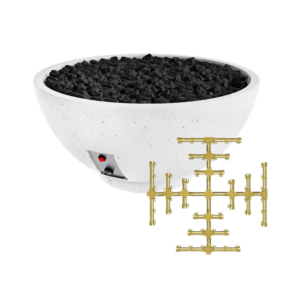 Firegear Sanctuary 2 39-Inch Pro Series Concrete Gas Fire Bowl