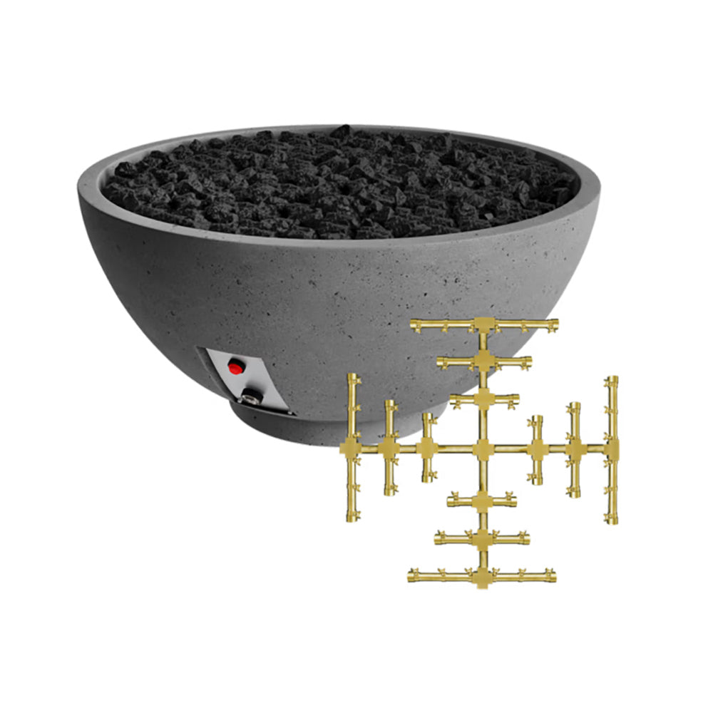 Firegear Sanctuary 2 39-Inch Pro Series Concrete Gas Fire Bowl