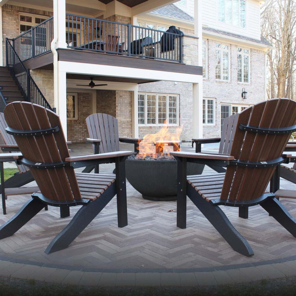 Firegear SAN2 Sanctuary Gas Fire Bowl, 39-Inch