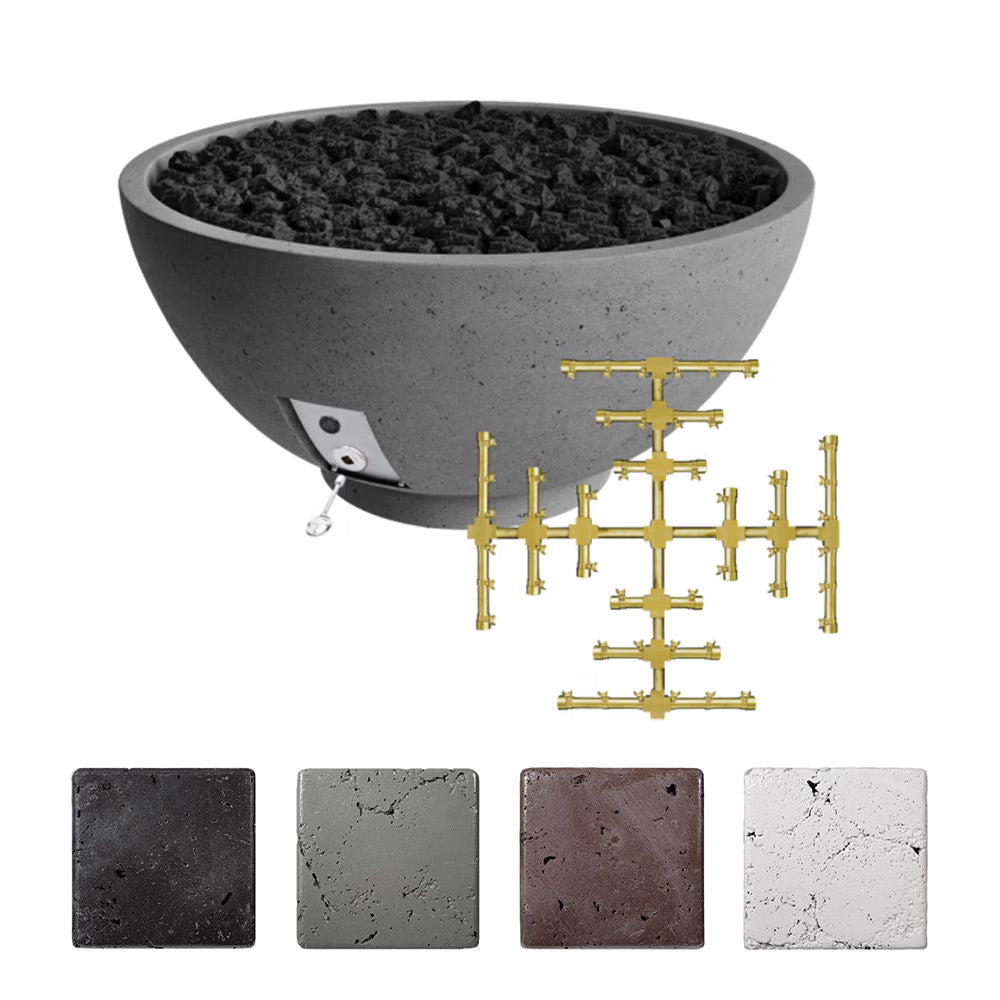 Firegear Sanctuary 2 30-Inch Pro Sereies Concrete Gas Fire Bowl