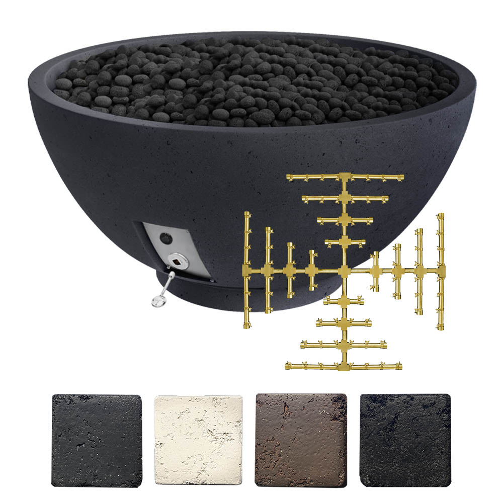 Firegear Sanctuary 2 30-Inch Pro Sereies Concrete Gas Fire Bowl