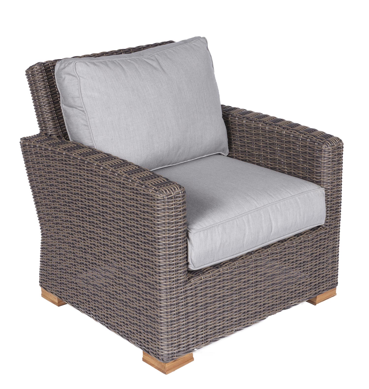 Royal Teak Collection SBCC Sanibel Deep Seating Club Wicker Chair